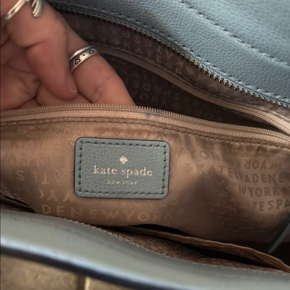 Kate Spade Light Blue Tote Bag - Picture 5 of 5